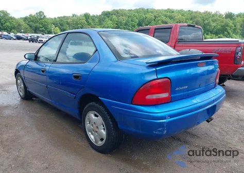1999 Dodge Neon Highline из США, поврежденный, VIN 1B3ES47YXXD161687